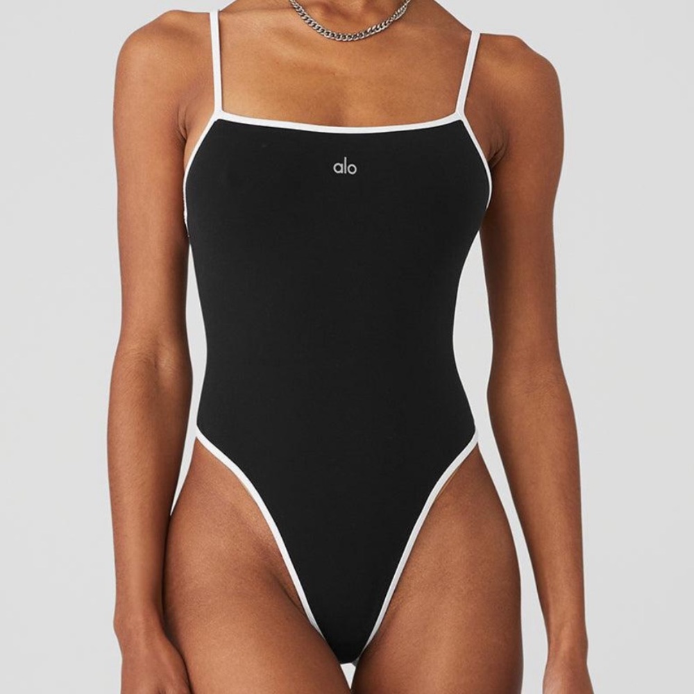 Alo Ivy League Bodysuit Black